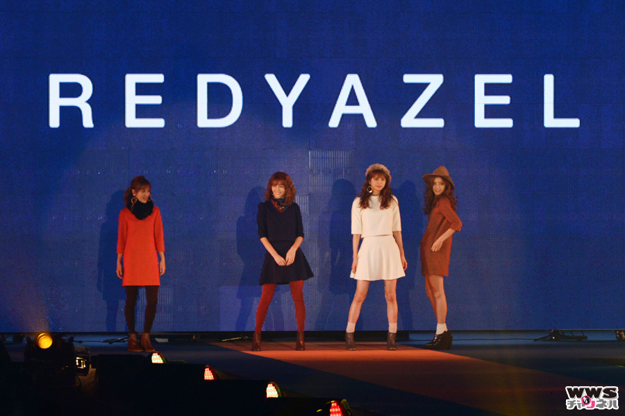 E-girlsの藤井萩花、藤井夏恋、佐藤晴美、楓がGirlsAward 2015 AUTUMN/WINTERに登場！