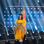 香里奈が 東京ガールズコレクション 2015 AUTUMN/WINTER のステージに登場！