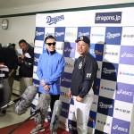 プロ野球選手登場曲No.1アーティストAK-69が中日ドラゴンズを激励に沖縄キャンプを訪問！