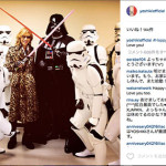X JAPAN YOSHIKI Toshlが紅白で『スター・ウォーズ』ダース・ベイダーと2ショット撮影！金爆とも笑顔で２ショット！