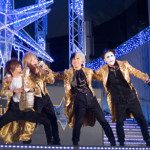 ゴールデンボンバーがダイバーシティとのコラボ イルミネーション点灯式に登場！