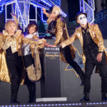 ゴールデンボンバーがダイバーシティとのコラボ イルミネーション点灯式に登場！