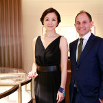 女優・鈴⽊京香 がカルティエ仙台テープカットセレモニーに登場！