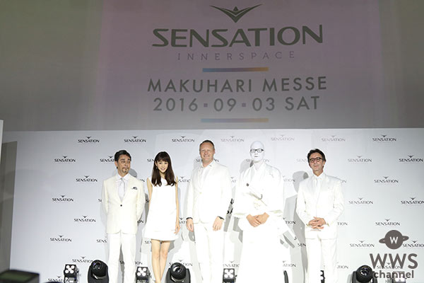 桐谷美玲がSENSATION記者会見に登場！「個性豊かなホワイトコーディネートが楽しみです」！