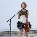 バイオリニスト・Ayasaが「V.V Rocks」野外ステージで圧巻のライブパフォーマンスを披露！