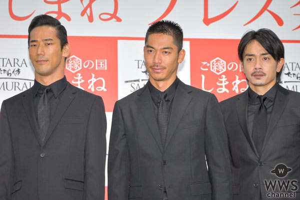青柳翔(劇団EXILE)、AKIRA(EXILE)、小林直己(三代目JSB)が『ご縁の国しまね』発表会に登場！