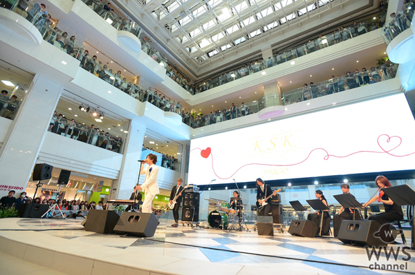 DAIGOが新曲『K S K』のCDリリース記念イベントを開催！池袋サンシャインシティ噴水広場が祝福の泉に！
