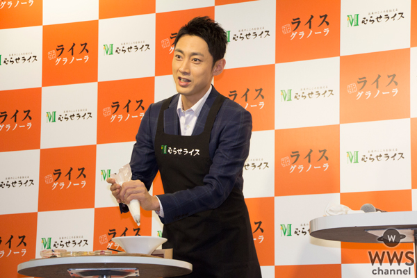 小泉孝太郎は家族へ、河北麻友子は出川哲朗へライスグラノーラをオススメ！？ライスグラノーラ新商品発表会