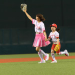 来がセ･パ交流戦セレモニアルピッチに登場！「私たちの夢がもう1つ出来ました！」