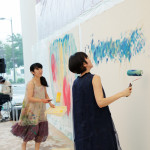 柴咲コウが美術館で熱唱！ライブペインティングで大宮エリーとアート共作！「うたは聴いてくれるその人に寄り添うもの」