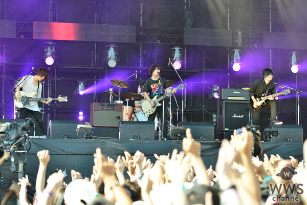 【ライブレポート】人気絶頂のKANA-BOONが炎天下をさらに熱く！ROCK IN JAPAN FESTIVAL 2016