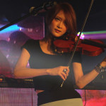 美しすぎるヴァイオリ二スト・Ayasaが渋谷CLUB camelotのリニューアルイベントにラフな衣装で登場！