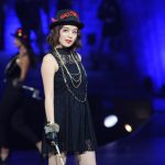 筧美和子がセクシーワンピースの小悪魔衣装でジャック・オー・ランドに登場！