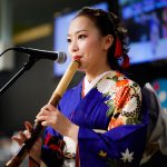 美人すぎる尺八奏者・辻本好美が東京スカイツリーで生演奏！H ZETTRIOワンマンライブにサプライズ出演！