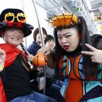 渡辺直美がカボチャの形をしたハロウィンコスチュームに「線路」柄のタイツで登場！「SEIBUHALLOWEEN2016 ワタナベナオミトレイン」開催！