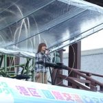 奥華子がポニーキャニオン創立50周年記念ステージに登場！悪天候を吹き飛ばし、その歌声を響かせる！