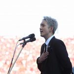 AAAの浦田直也が5万人が見守る中、透き通った歌声で国歌斉唱！スタジアムが大きな一体感に包まれる！