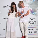 lol(エル・オー・エル) 小見山直人 honokaがSENSATIONに来場で白コーデを披露！