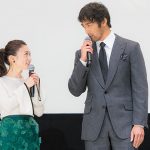 大島優子、透け感衣装に男性陣困惑！？　映画『疾風ロンド』初日舞台挨拶に阿部寛らが登場！