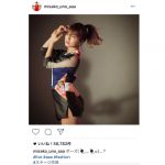 AAA宇野実彩子がポニーテールでセクシー過ぎるボディコン衣装を披露！「色気ヤバイ～そして可愛い女神」