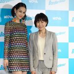 女優・水原希子が「NOVA」新 CM 発表会で流暢な英語を披露！抱負は「go for it」