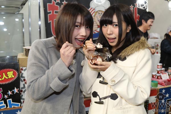 さくらシンデレラ 優木りの、美和花樺が全国ご当地どんぶりや激辛ハバネロアイスに挑む！〜ふるさと祭り東京グルメレポート〜