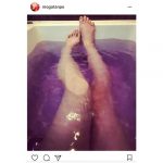 でんば組.incの最上もががバスタイムでセクシー過ぎる美脚を披露！「なんて大胆なんだ」