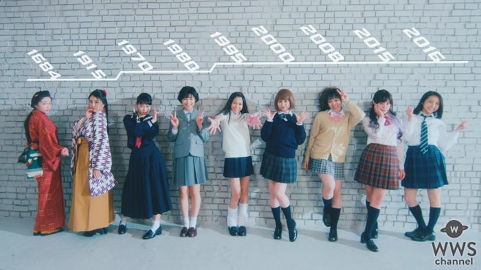 東京パフォーマンスドールがNTTドコモのPR動画で『JKの盛れるポーズの歴史』をテーマに様々な時代の女子高生ファッションを披露！