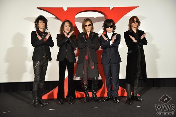 涙でX JAPANを語るYOSHIKIにToshlが・・・！？映画『WE ARE X』ジャパンプレミア舞台挨拶にX JAPAN降臨！