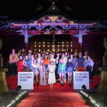 中川翔子が「大人可愛い」をテーマに「ＳＨＩＢＵＹＡ　ＲＵＮＷＡＹ」に白レースのセットアップで登場！