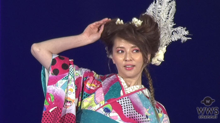 【動画】モデル・香里奈がTGC 2017 S/Sに着物姿で登場！