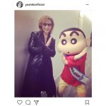 X JAPAN YOSHIKIがクレヨンしんちゃんと可愛いすぎる2ショットでXポーズ！