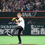 EXILE 黒木啓司が初の始球式で力強い投球を披露！「マウンドに立てて感無量です」