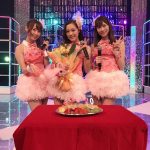 SKE48 石田安奈が後藤理沙子、高柳明音と共にSKE48として最後のテレビ出演でダブル・サプライズ！
