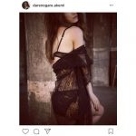 ダレノガレ明美がセクシーな黒下着姿を公開！「下着の撮影　6月お楽しみに」