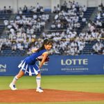牧野真莉愛が始球式でノーバン投球でリベンジ達成!モーニング娘。’17がセ・パ交流戦に登場!