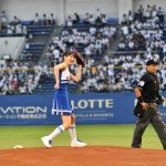 牧野真莉愛が始球式でノーバン投球でリベンジ達成！モーニング娘。’17がセ･パ交流戦に登場！