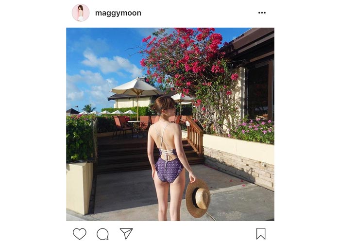 マギーが水着で美しすぎる後ろ姿を披露！その姿に大島優子からも絶賛の声！