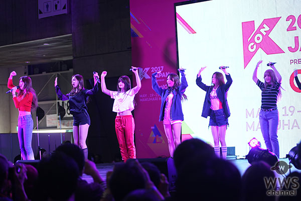 7人組ガールズグループ・CLCがKCON 2017 JAPANで圧巻のライブパフォーマンス！