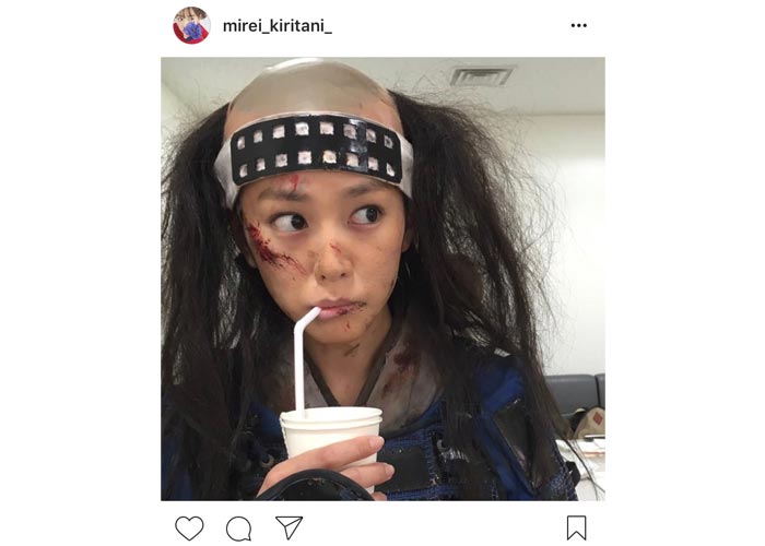 桐谷美玲が、まさかの可愛すぎる落ち武者姿を披露！「落ち武者でも世界で一番美しい！」