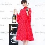 真っ赤にドレスアップした佐々木希が『MOET PARTY DAY 2017』オープニングセレモニーに登場！