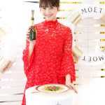 真っ赤にドレスアップした佐々木希が『MOET PARTY DAY 2017』オープニングセレモニーに登場！