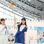 中条あやみが美脚が眩しいブルーのマーチング衣装で『GO!GO!夏旅・行進曲』キャンペーンPRイベントに登壇!