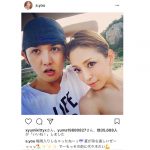 浜崎あゆみが裸に見える？！セクシーすぎるファッションで夏を先取り！従兄弟のmiccie(ミッチー)と2ショット！