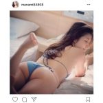 橋本マナミがセクシーな水着姿で美尻を披露！「艶やかでセクシーです！」と絶賛の声！