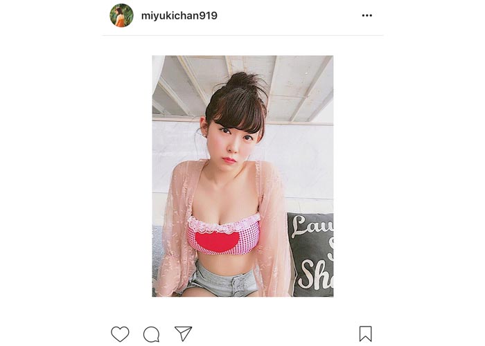 元NMB48 渡辺美優紀がセクシー水着写真を連発！「可愛すぎて倒れるかと思った」と歓喜の声！