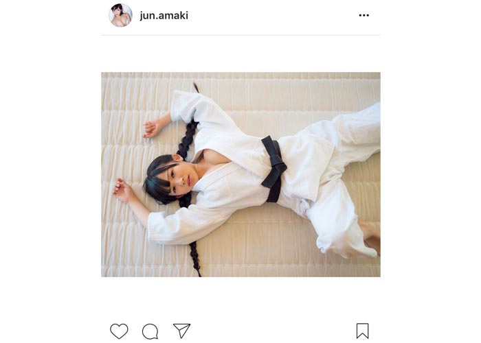 天木じゅんのセクシー過ぎる柔道女子姿に「可愛いすぎて死ねます。」と歓喜と興奮の声！