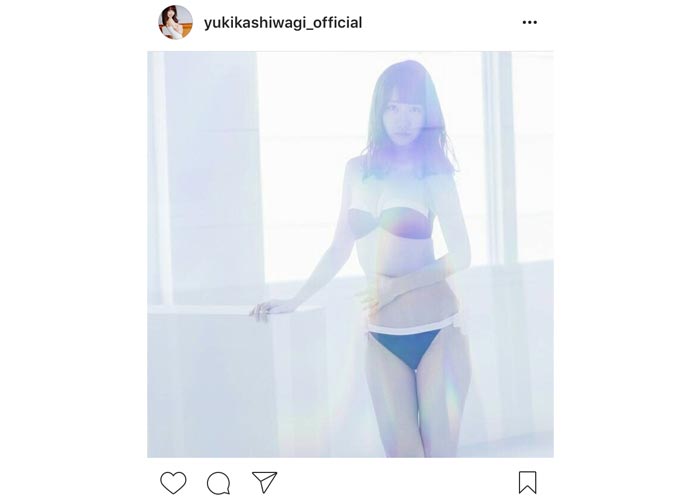 柏木由紀が幻想的なセクシー水着姿を披露！「やっぱゆきりんは天使なんだと思う」と絶賛の声！