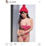 天木じゅんが『ビキニの日』にまさかの上下逆にビキニを身につけるセクシー天地返しを披露！