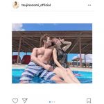 辻希美が杉浦太陽との沖縄でのセクシーラブラブ水着ショットを披露！家族旅行中の1枚とは思えない見事な出来映え！